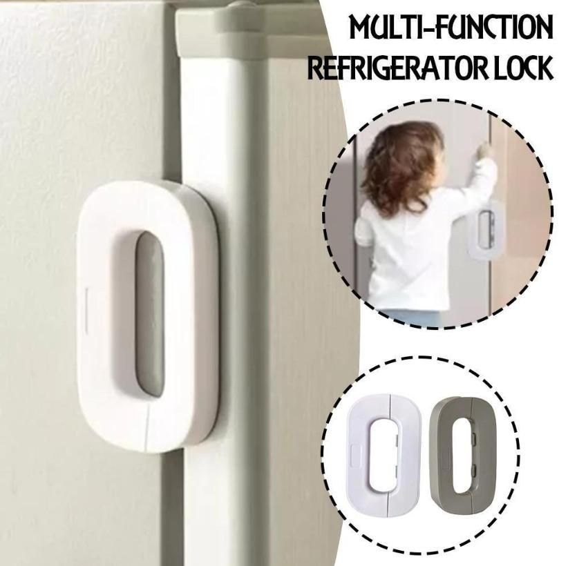 Self Adhesive Fridge lock system for child safety - Buy 1 Get 1 Free