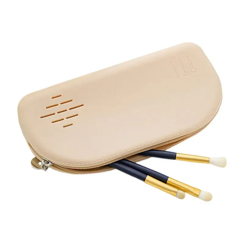 silicone cosmetics makeup pouch