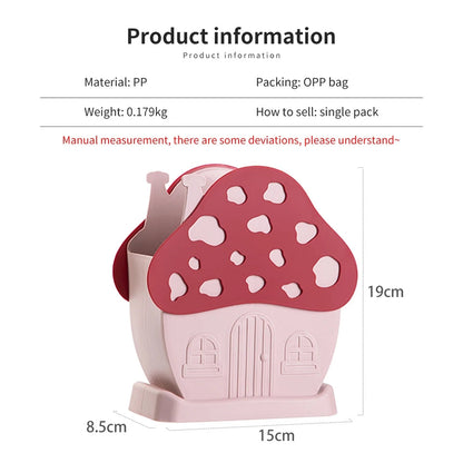 Mushroom design cutlery holder random colour