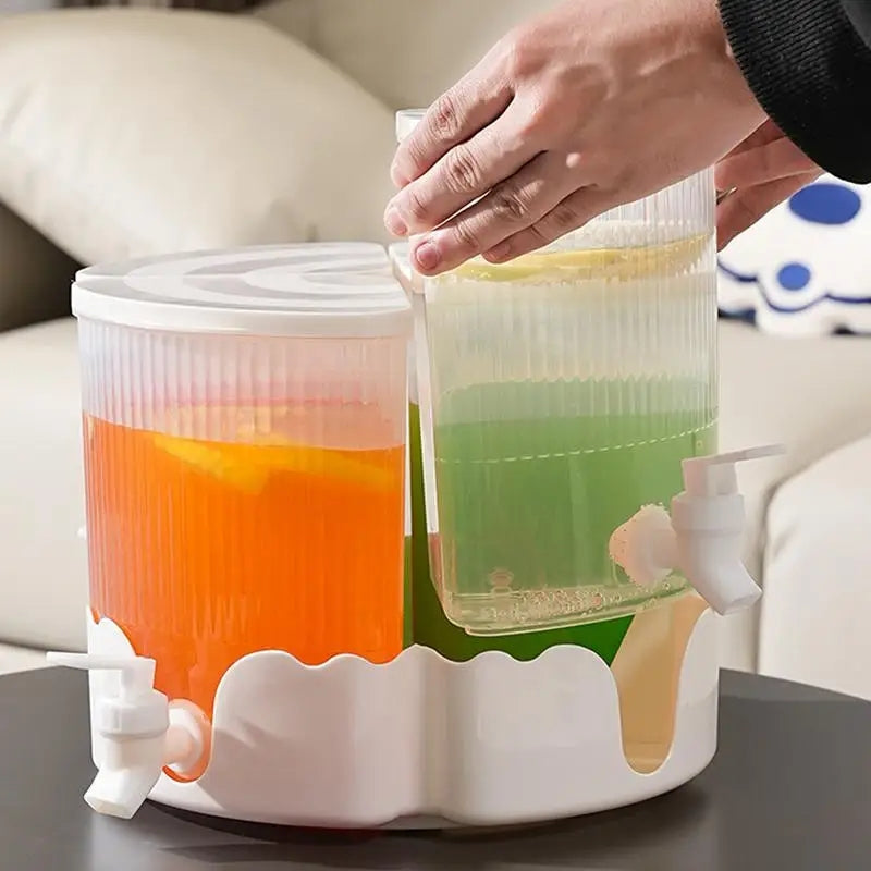 Juice dispenser with stand