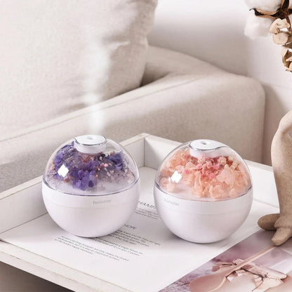 Flower Humidifier, Large Capacity Quiet Cool Mist Humidifier,