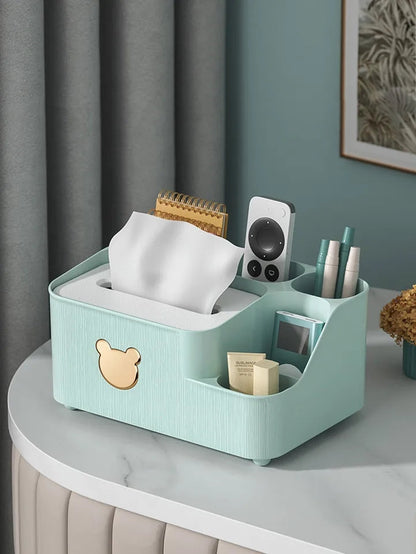 Bear Design Desktop Tissue Storage Box