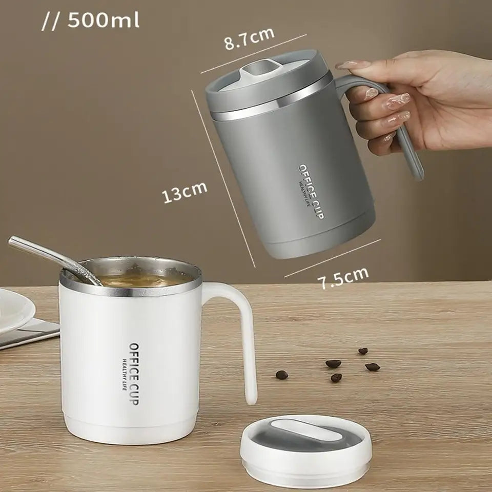 Insulated Coffee Mug With Handle 500 ml