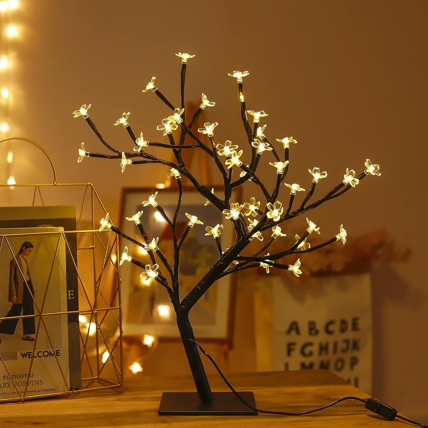 Led Branch Wall decoration light - Electic operated 96 led wall tree