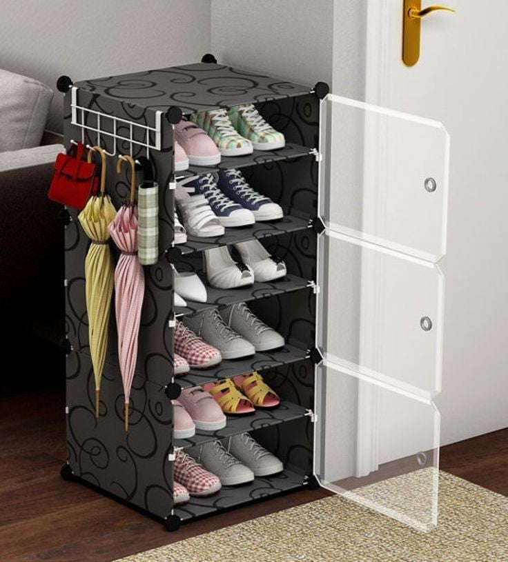 Attachable Cube Cabinets & Shoes Rack