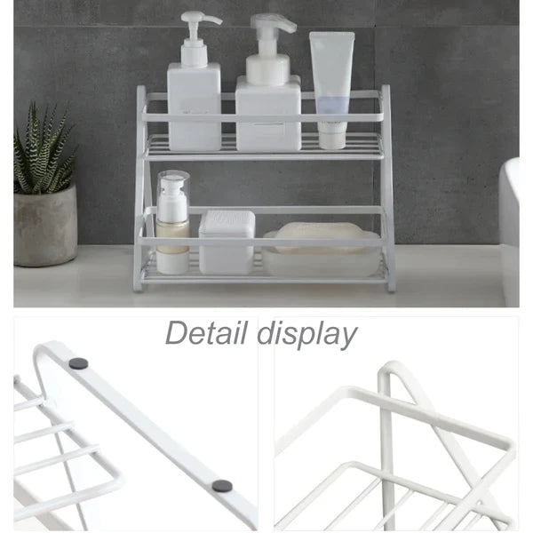 Double layer shelf rack - Two layer kitchen rack