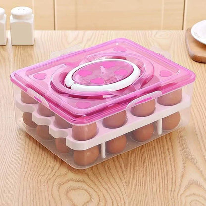 Two layer egg organizer - 24 egg organizer box