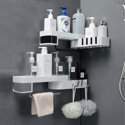 Wall mounted multi purpose self for bathroom and kitchen