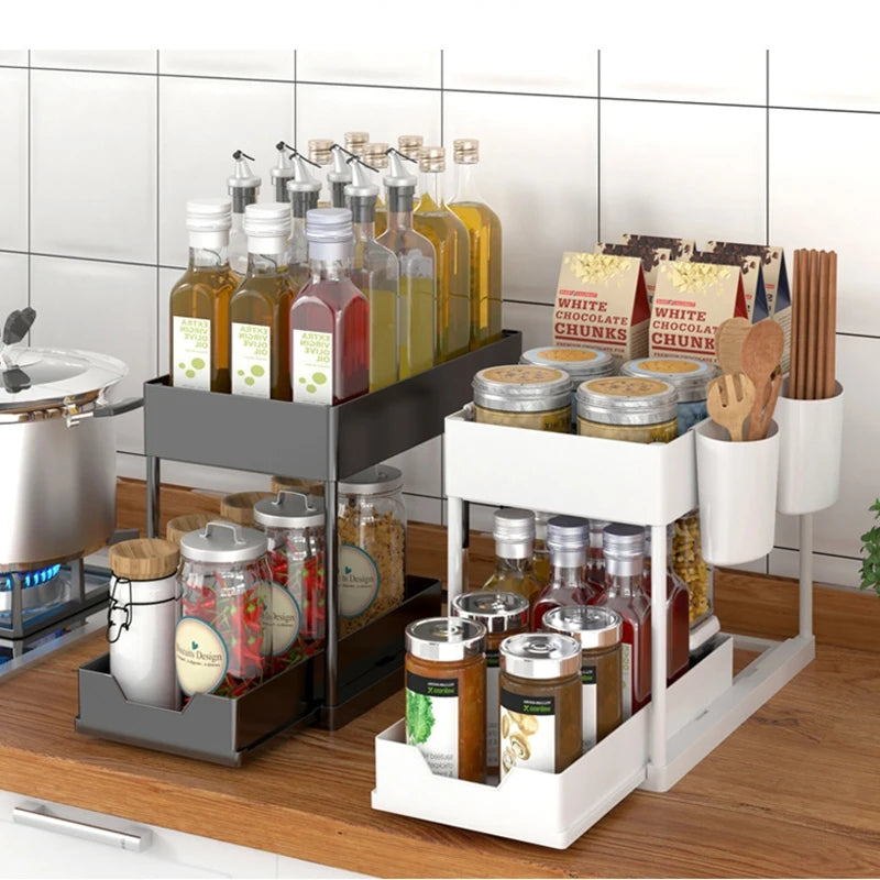 2 layer kitchen rack