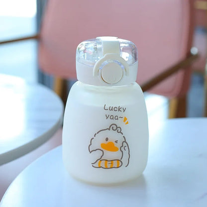 leakproof glass watter bottle