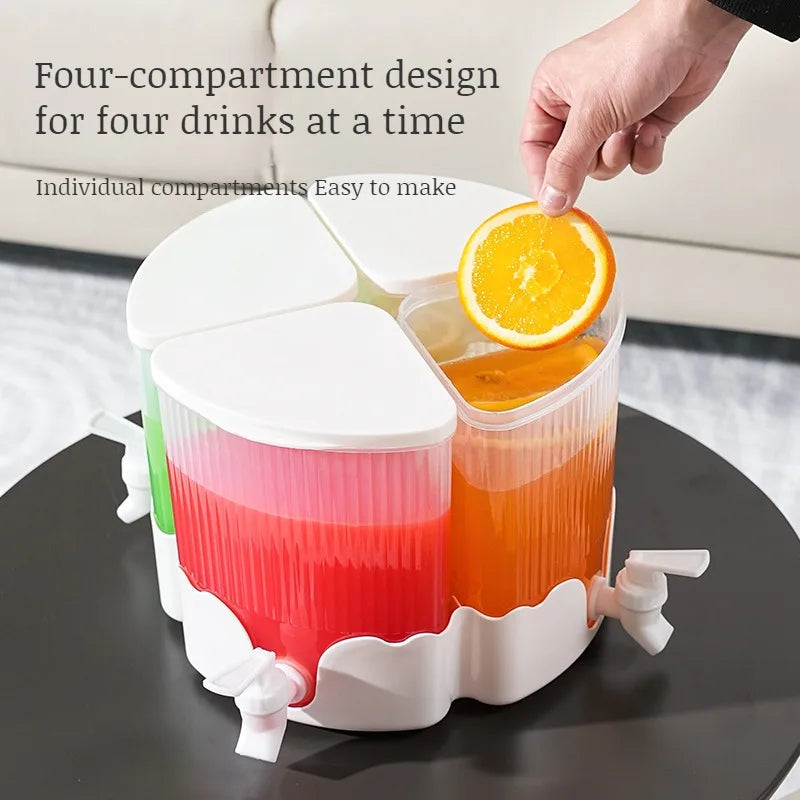 Juice dispenser with stand
