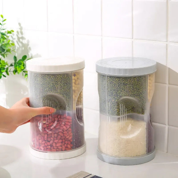 4 Grid storage grain container