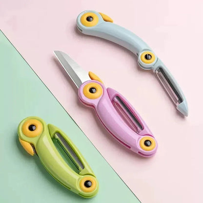 2 in 1 fruit peeling and cutting knife