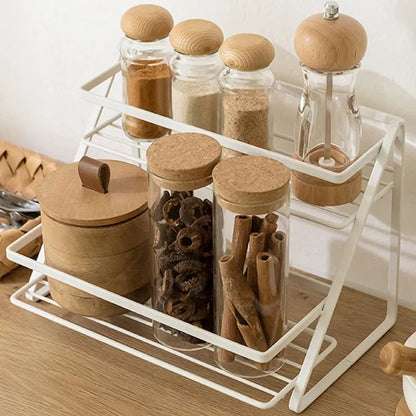 2 Layer Organizer Rack (Only Black Color)