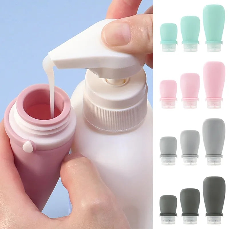 Lotion And Shampoo Silicone Travel Bottle