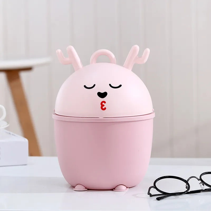 Cartoon Desktop Trash Can (Dustbin)
