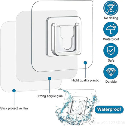 Multifunction Double Sided Adhesive Wall Mounted Hook