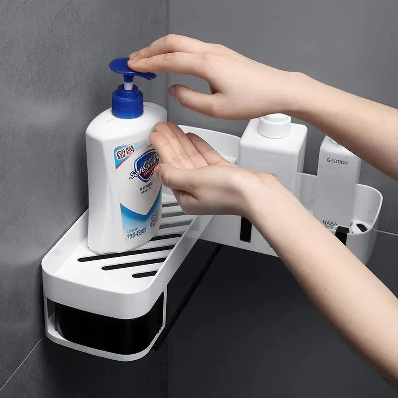 Wall mounted multi purpose self for bathroom and kitchen