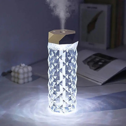 USB Essential Oil Diffuser with 7-Color Light Cool Mist Humidifier