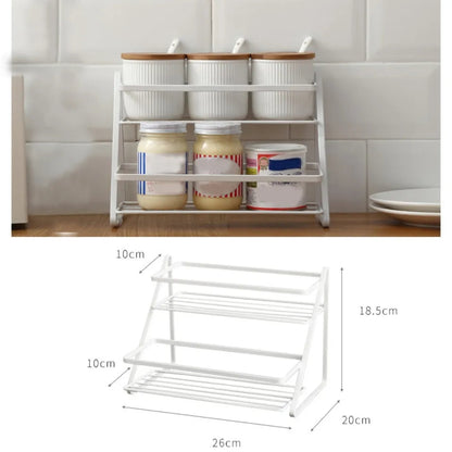 2 Layer Organizer Rack (Only Black Color)