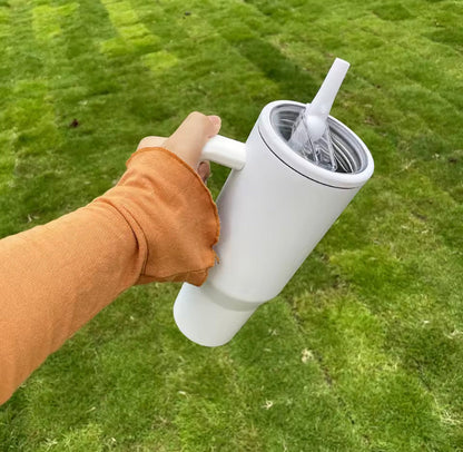 40oz Stainless Steel Tumbler Mug with Straw Lid