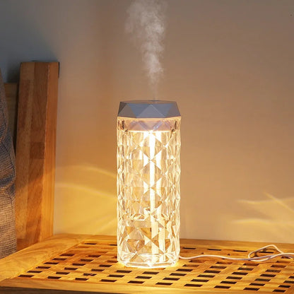 USB Essential Oil Diffuser with 7-Color Light Cool Mist Humidifier