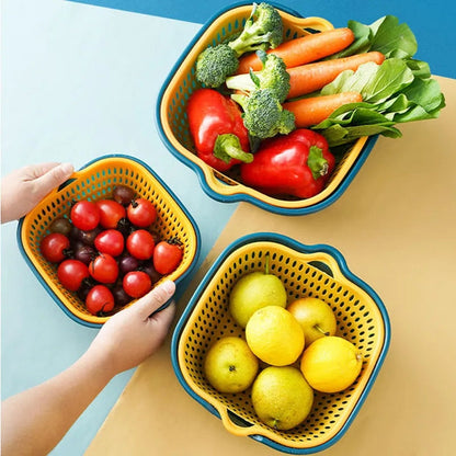 Plastic body Drain basket set