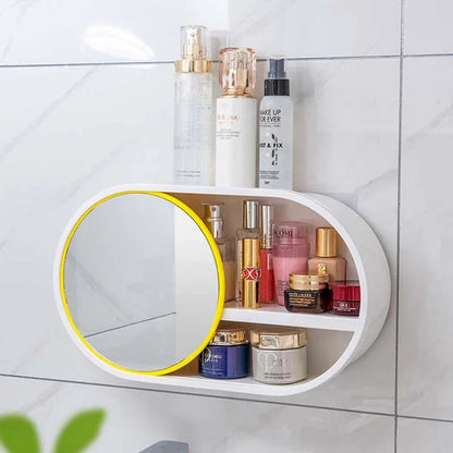Wall Mounted cosmetics organizer