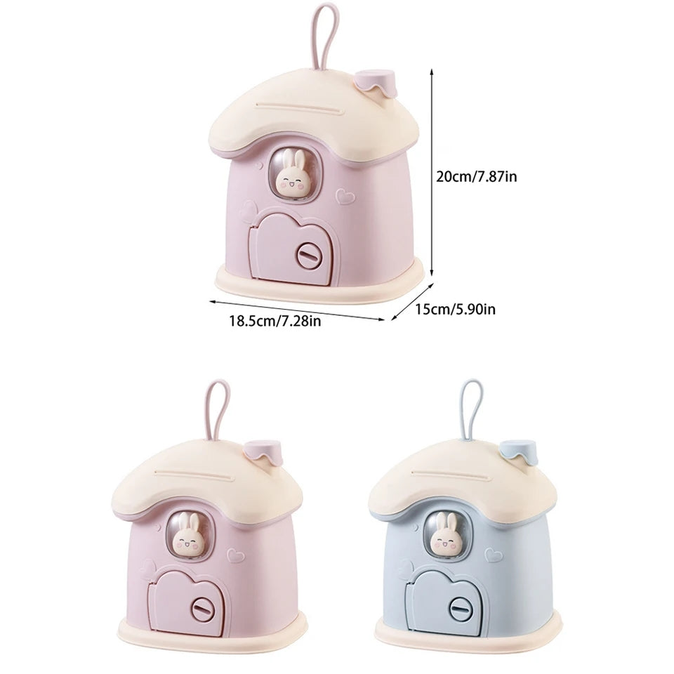 Mushroom Design House Shape Money Box