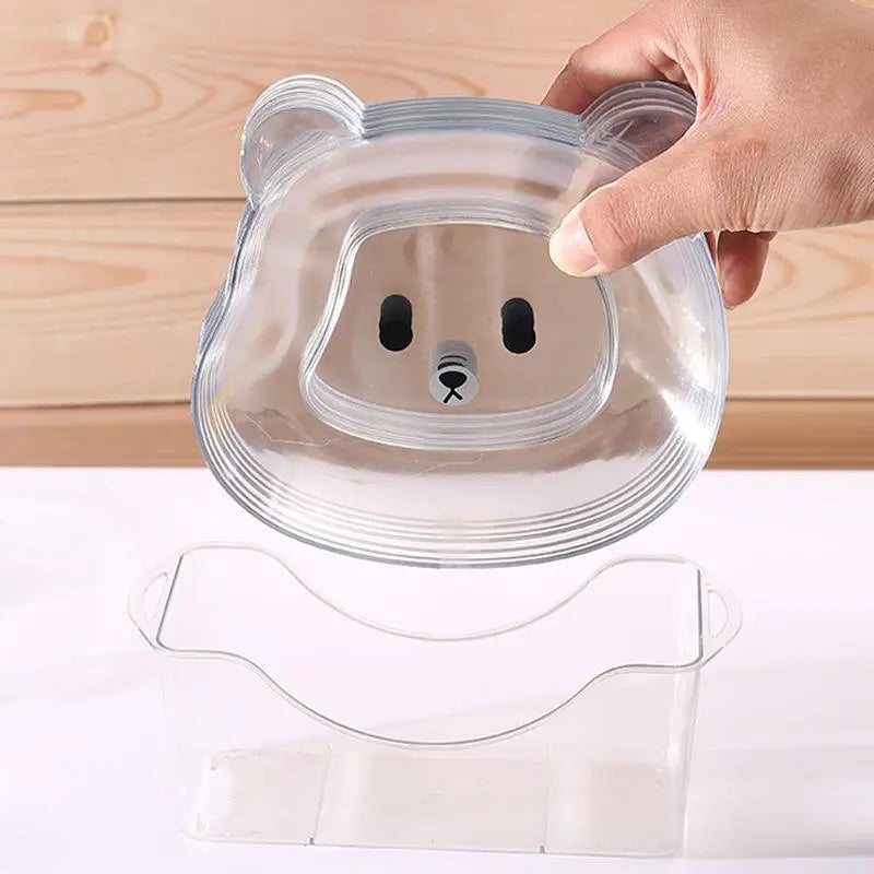 8pcs Mini Snacks Plates With Stand