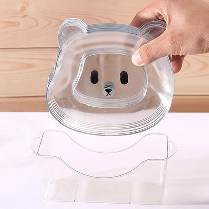 8pcs Mini Snacks Plates With Stand