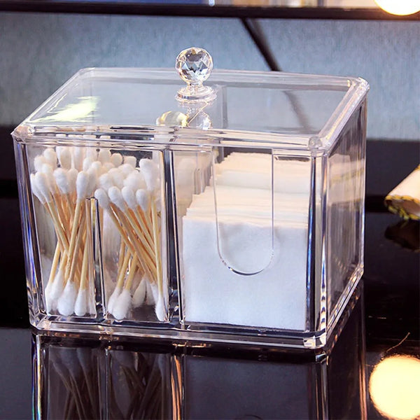 Multi purpose cotton bud and tissue holder