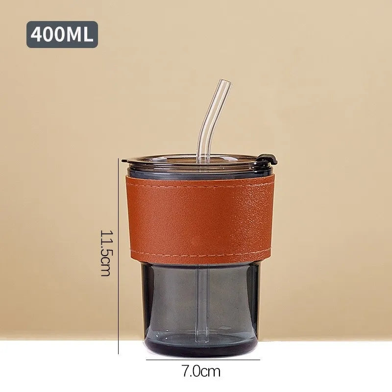 Creative Straw Glass Mug