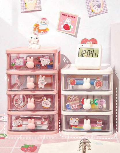 3 Layer Multipurpose Acrylic Drawer Organizer