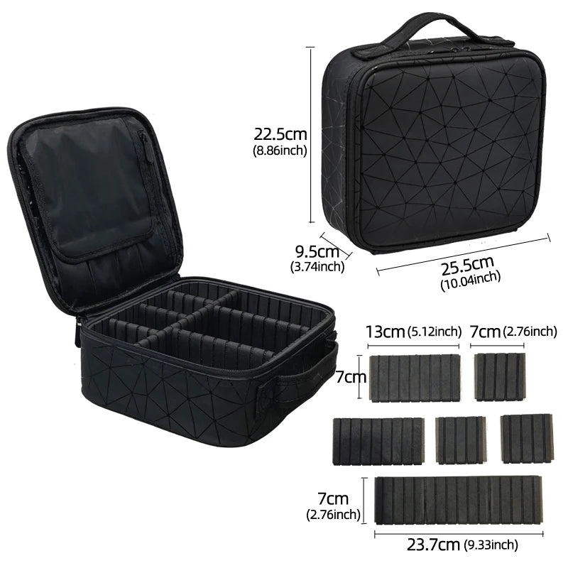 Double Layer Portion Cosmetic Bag