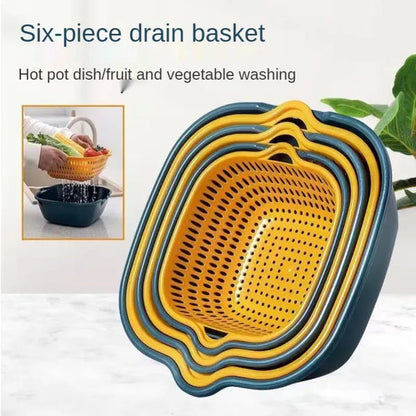 Plastic body Drain basket set