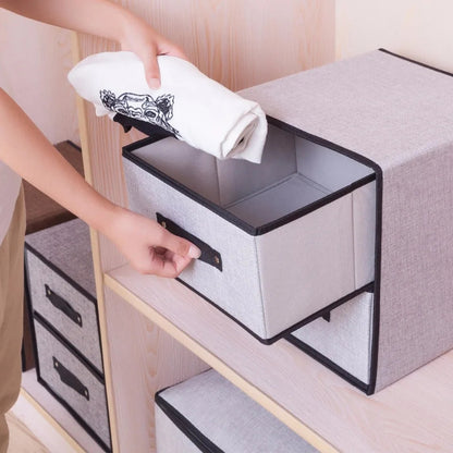 Fabric storage organizer - High quality 2 drawers storage organizer