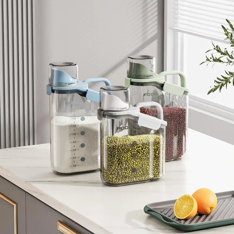 Acrylic food storage jars