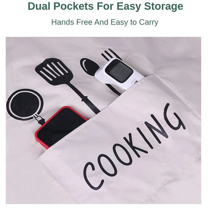 Kitchen water proof apron adjustable for women and men