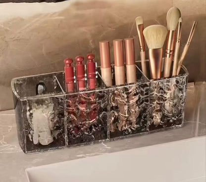 4-Grid Acrylic Cosmetic & Makeup Organizer
