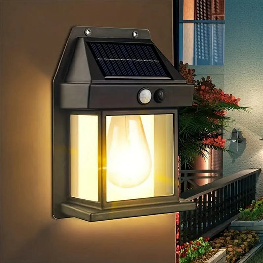 Rechargeable Solar led wall lamp - Solar Sensor led lamp