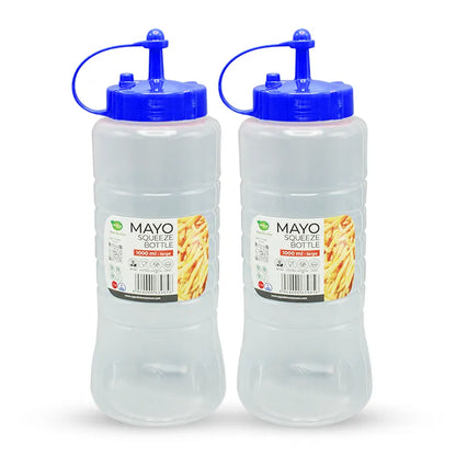 Mayo Squeeze Bottle Medium - (600ml) Blue