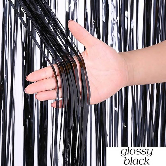 Foil curtain in different colors