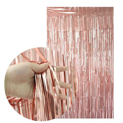 Foil curtain in different colors