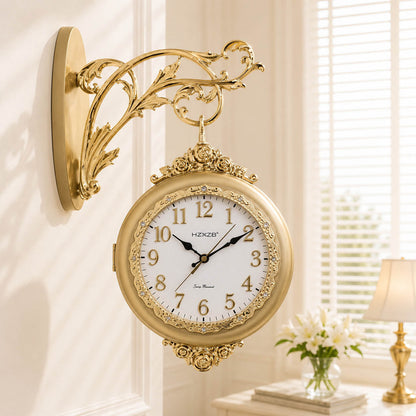 Hyzxing Vintage Grand - Dual-Sided Station Wall Clock