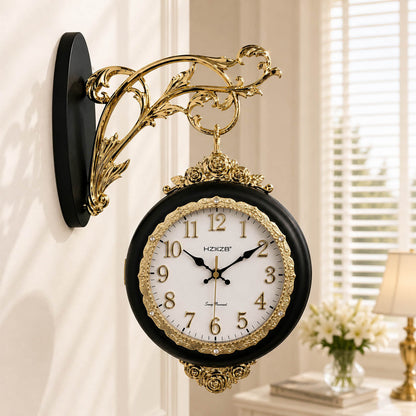 Hyzxing Vintage Grand - Dual-Sided Station Wall Clock