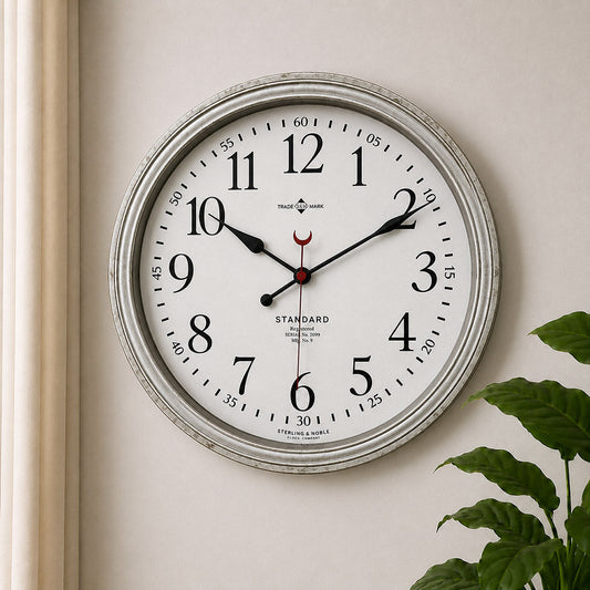 16.5-Inch Luxury Modern Silent Wall Clock – Premium Analog Timepiece for Home and Office Décor