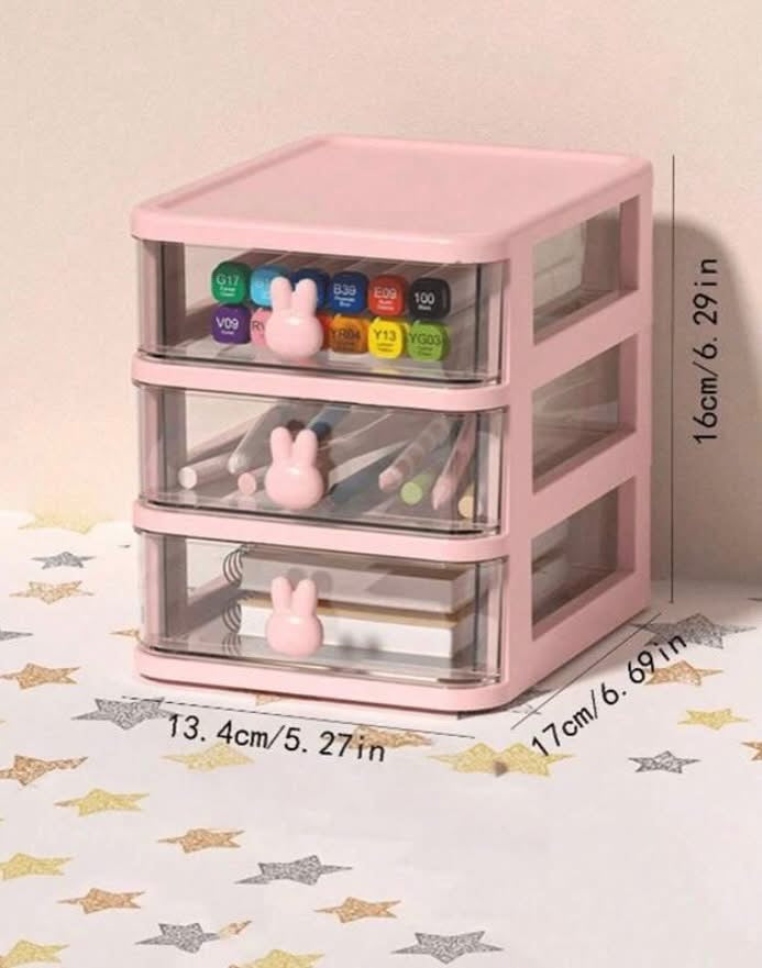 3 Layer Multipurpose Acrylic Drawer Organizer