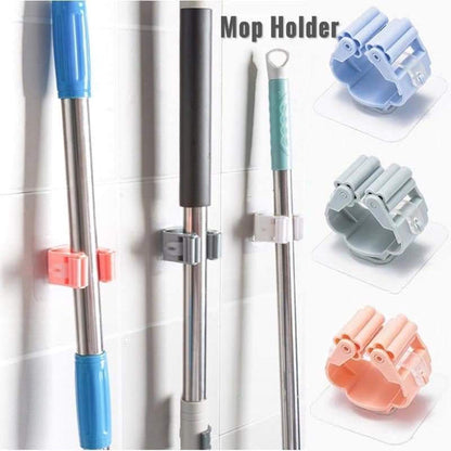 Wall mounted brush holder
