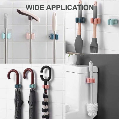Wall mounted brush holder